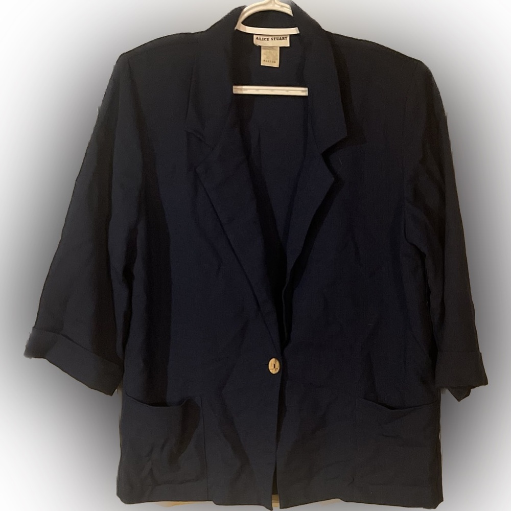 Vintage Alice Stuart Wimans M oversized Blazer